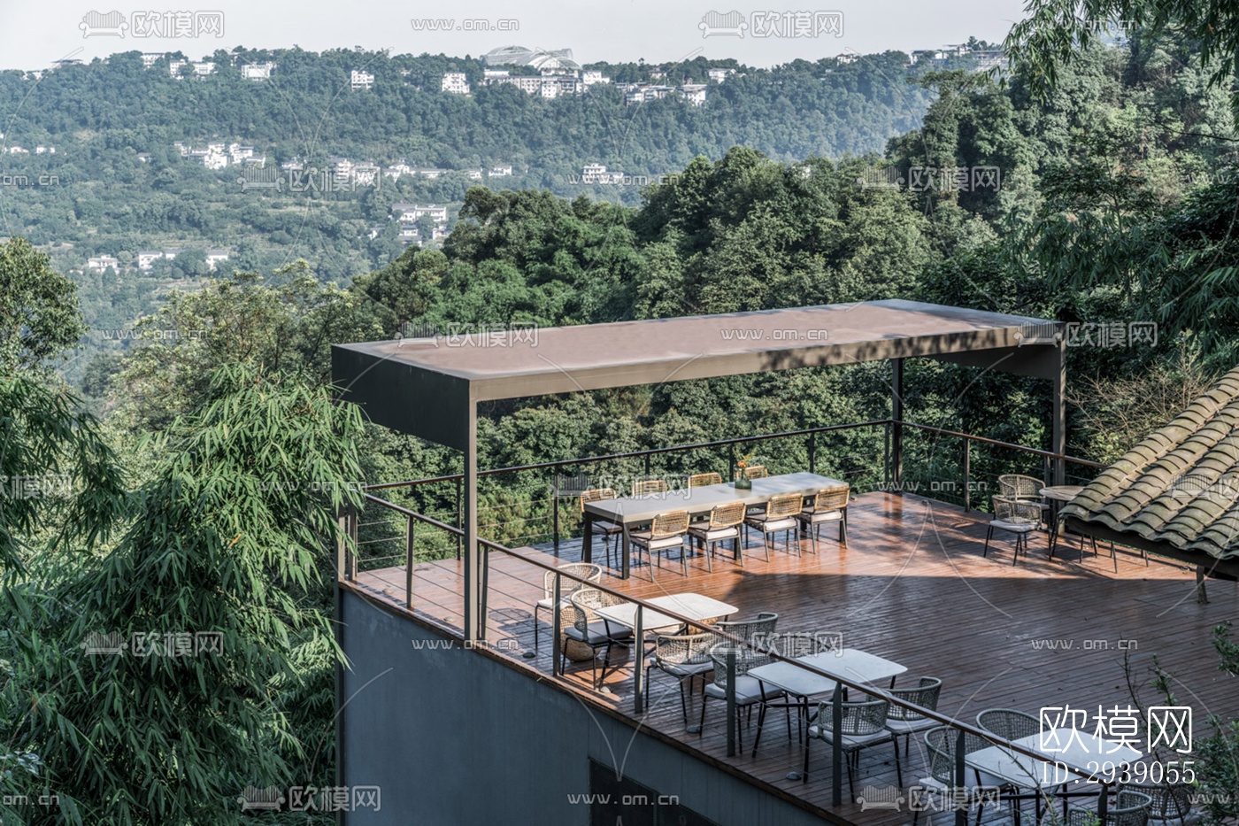 侘寂酒店民宿效果图下载（渲染图5）