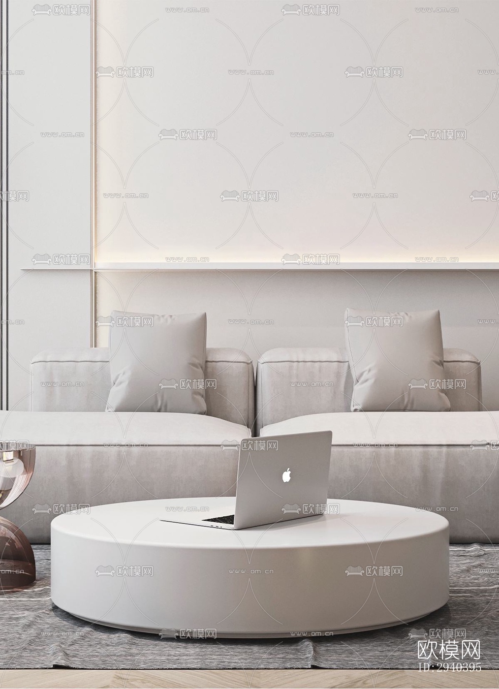 现代平层效果图下载（渲染图7）