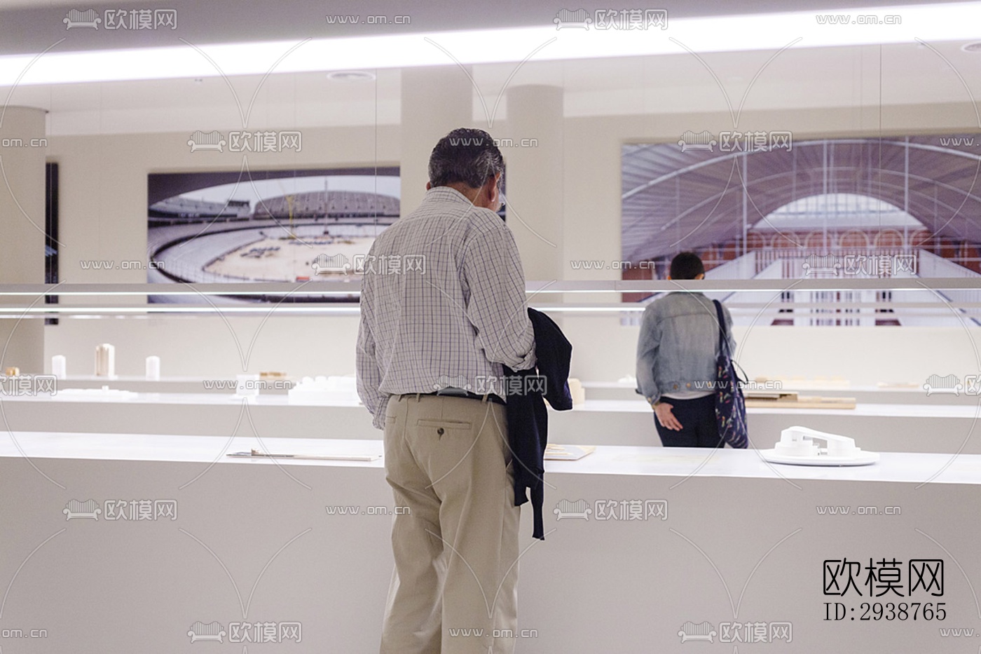 现代展览展厅效果图下载（渲染图10）