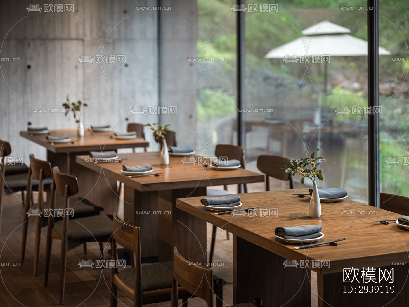 北欧酒店民宿效果图下载（渲染图11）