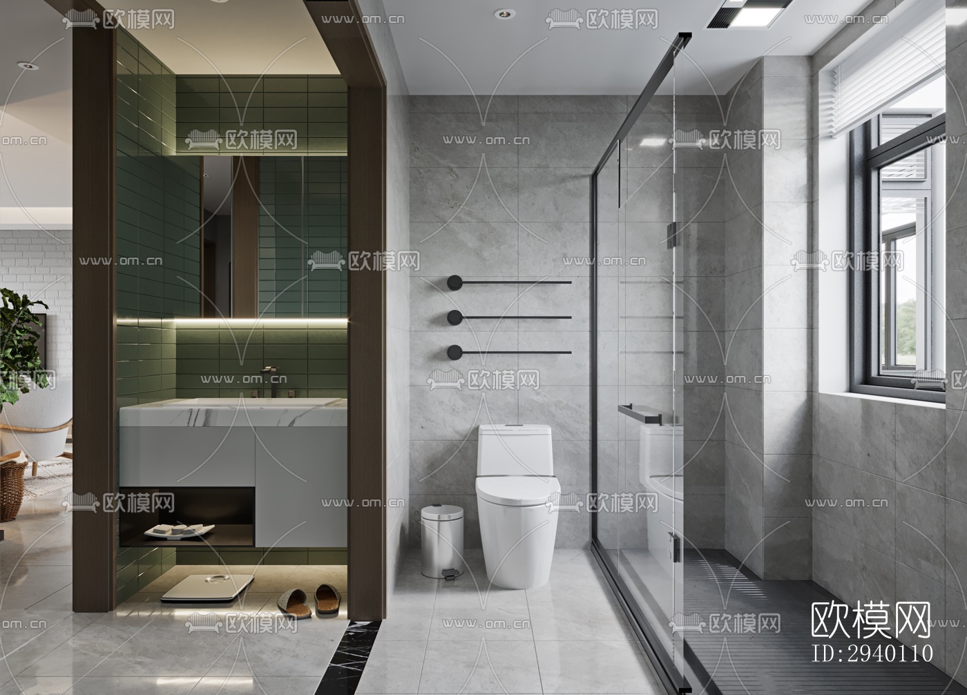 北欧平层效果图下载（渲染图12）