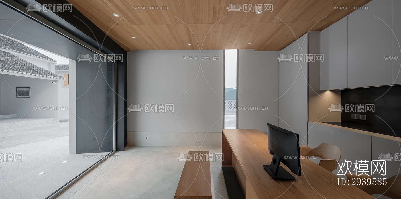 现代酒店民宿效果图下载（渲染图14）