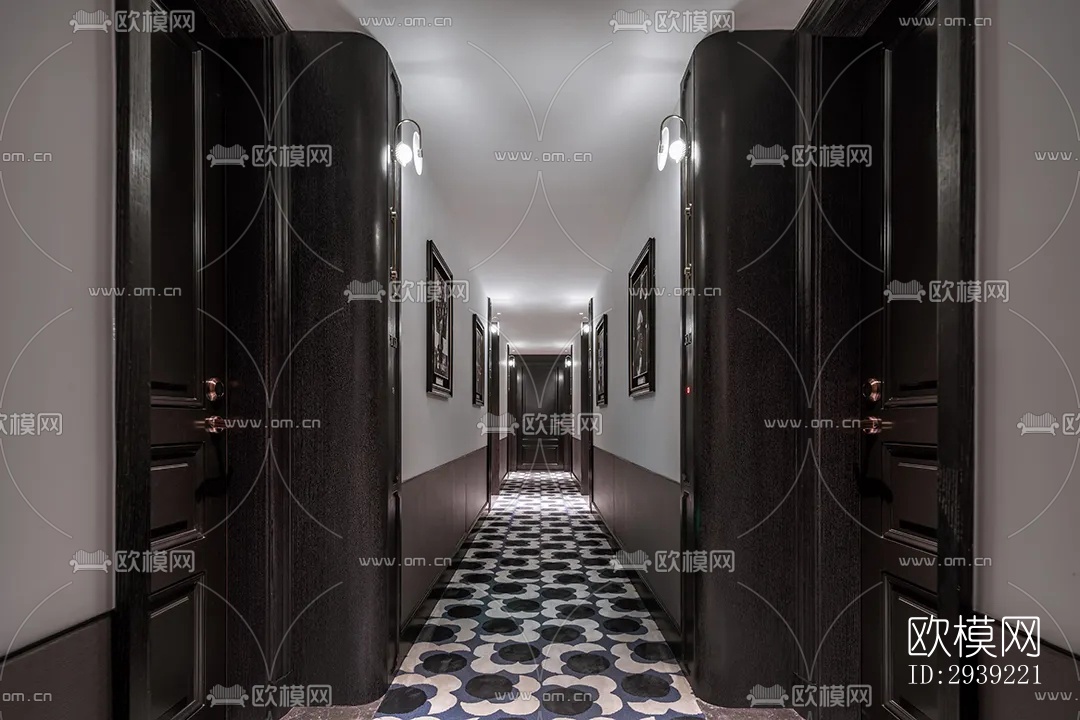 后现代酒店民宿效果图下载（渲染图3）