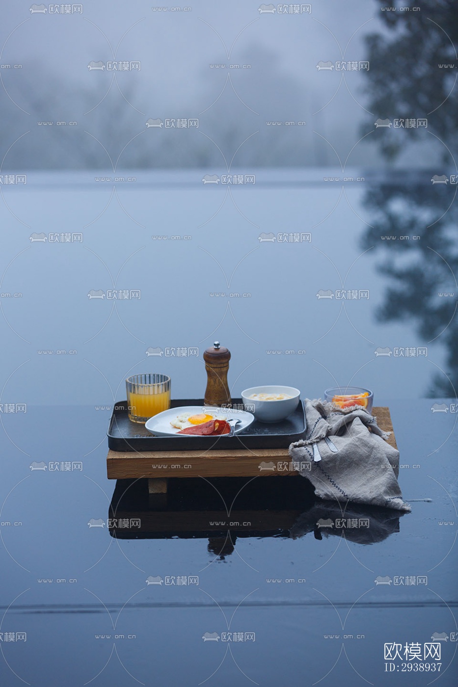 中式酒店民宿效果图下载（渲染图8）