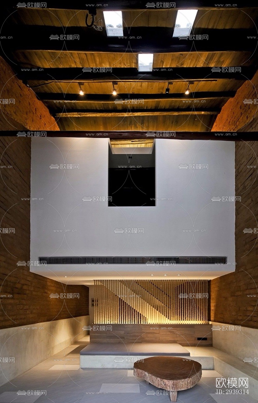 新中式酒店民宿效果图下载（渲染图9）