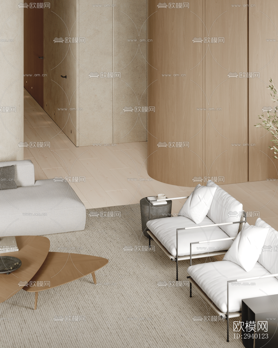 北欧平层效果图下载（渲染图16）