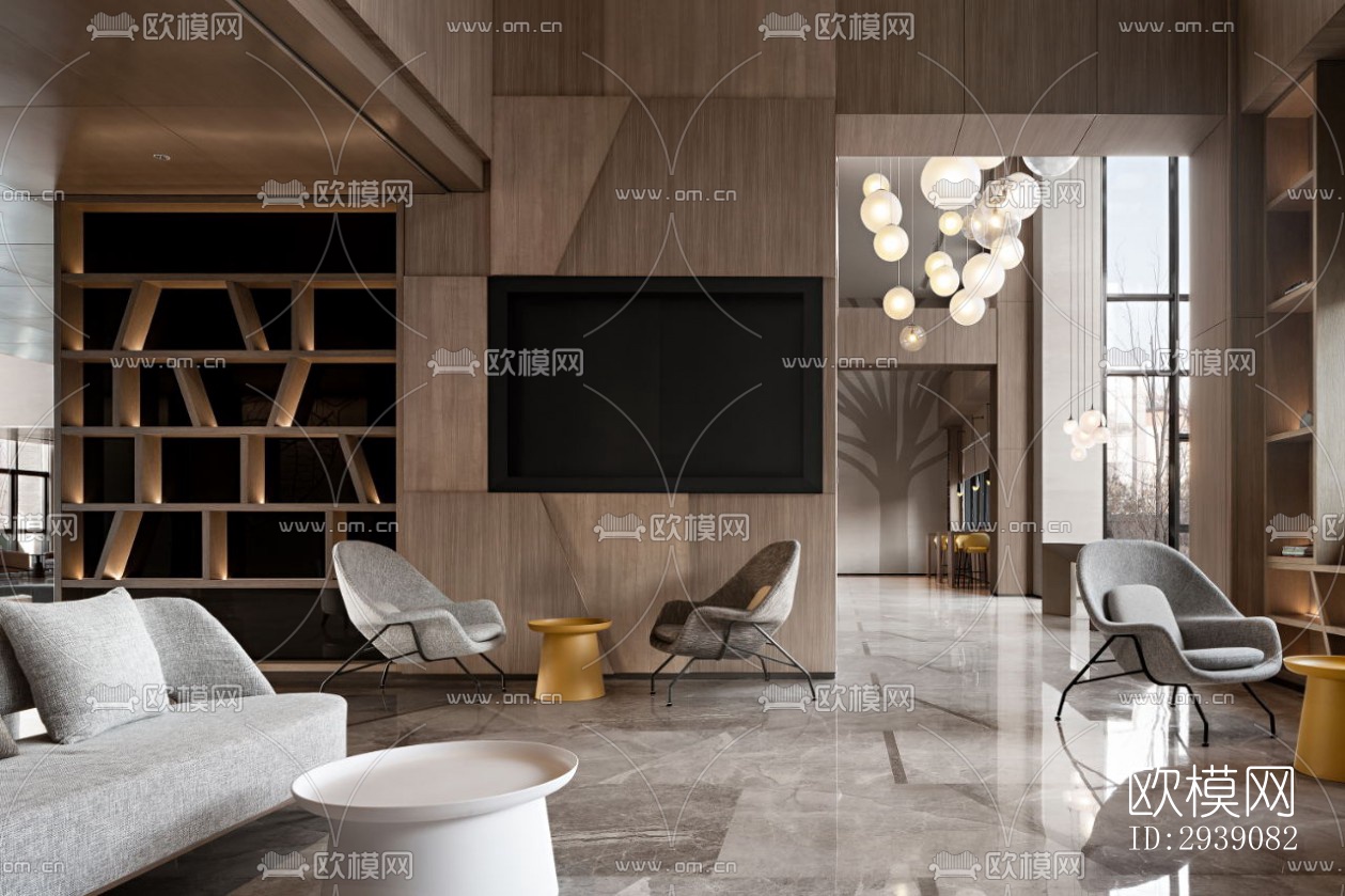 北欧酒店民宿效果图下载（渲染图15）