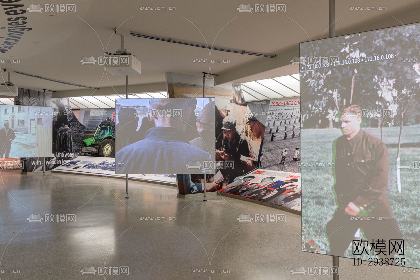 现代展览展厅效果图下载（渲染图10）