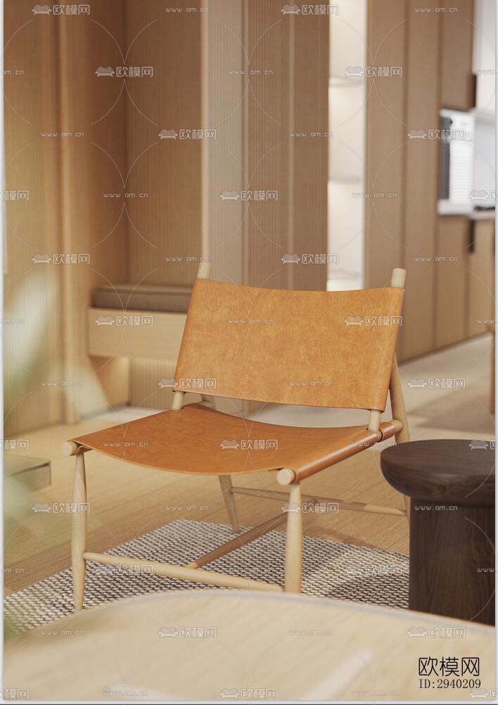 日式平层效果图下载（渲染图10）