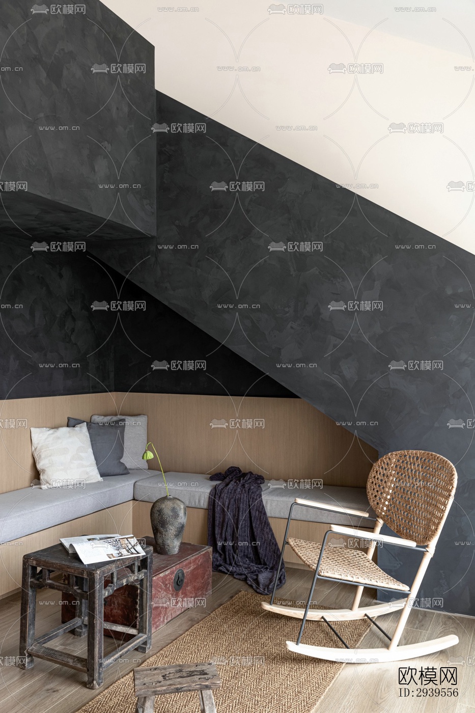 现代酒店民宿效果图下载（渲染图13）