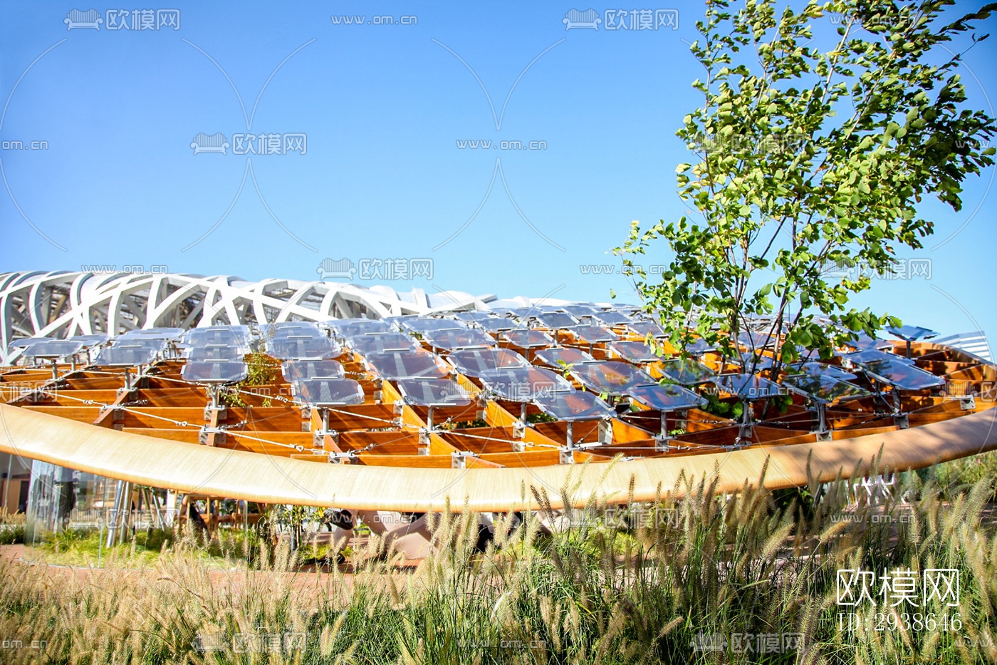 现代展览展厅效果图下载（渲染图9）