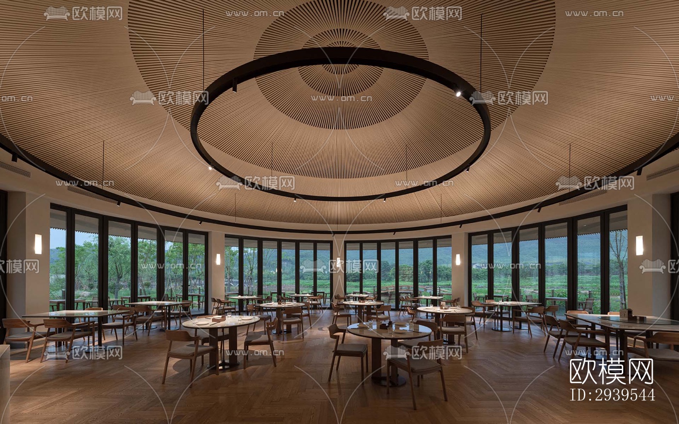 现代酒店民宿效果图下载（渲染图13）