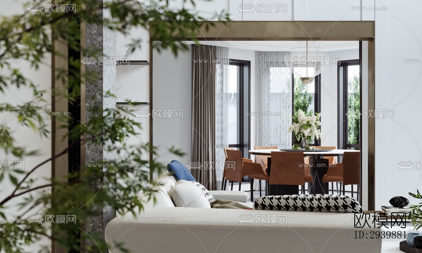 现代别墅效果图下载（渲染图13）