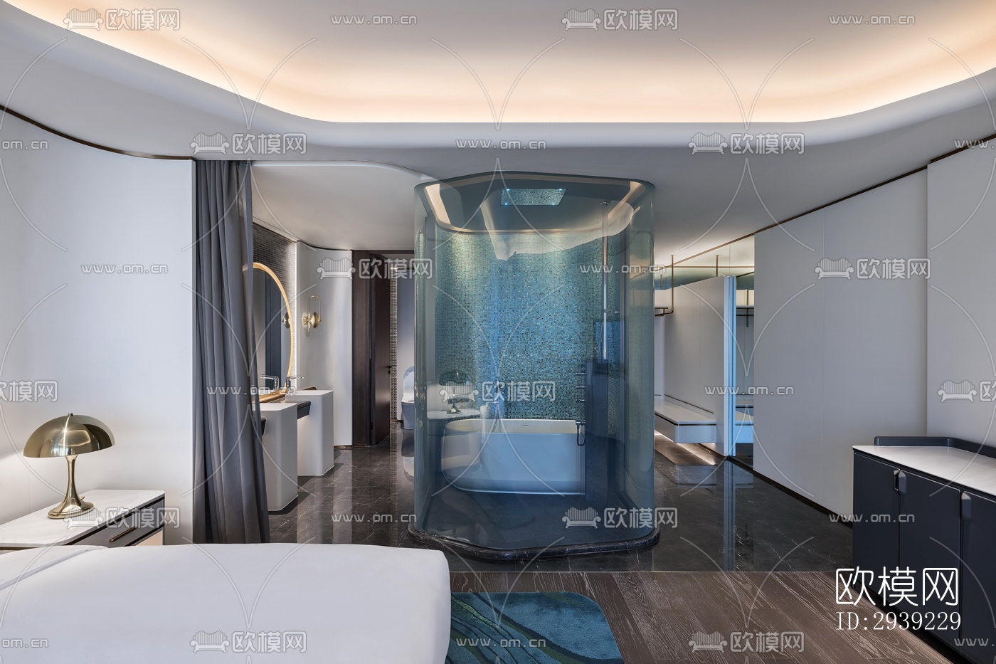 后现代酒店民宿效果图下载（渲染图18）