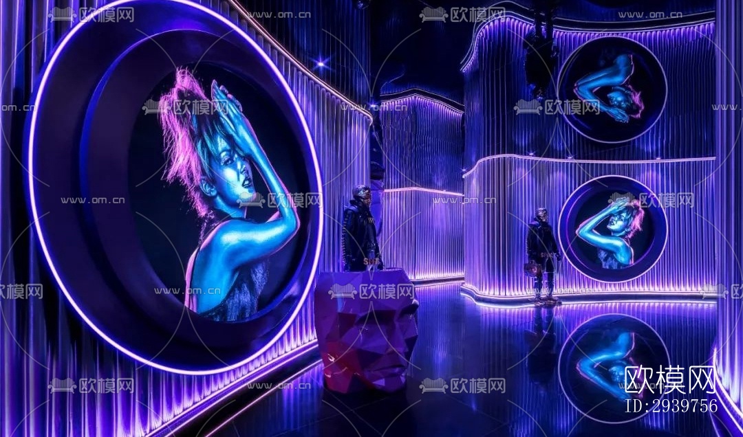 现代酒吧效果图下载（渲染图16）