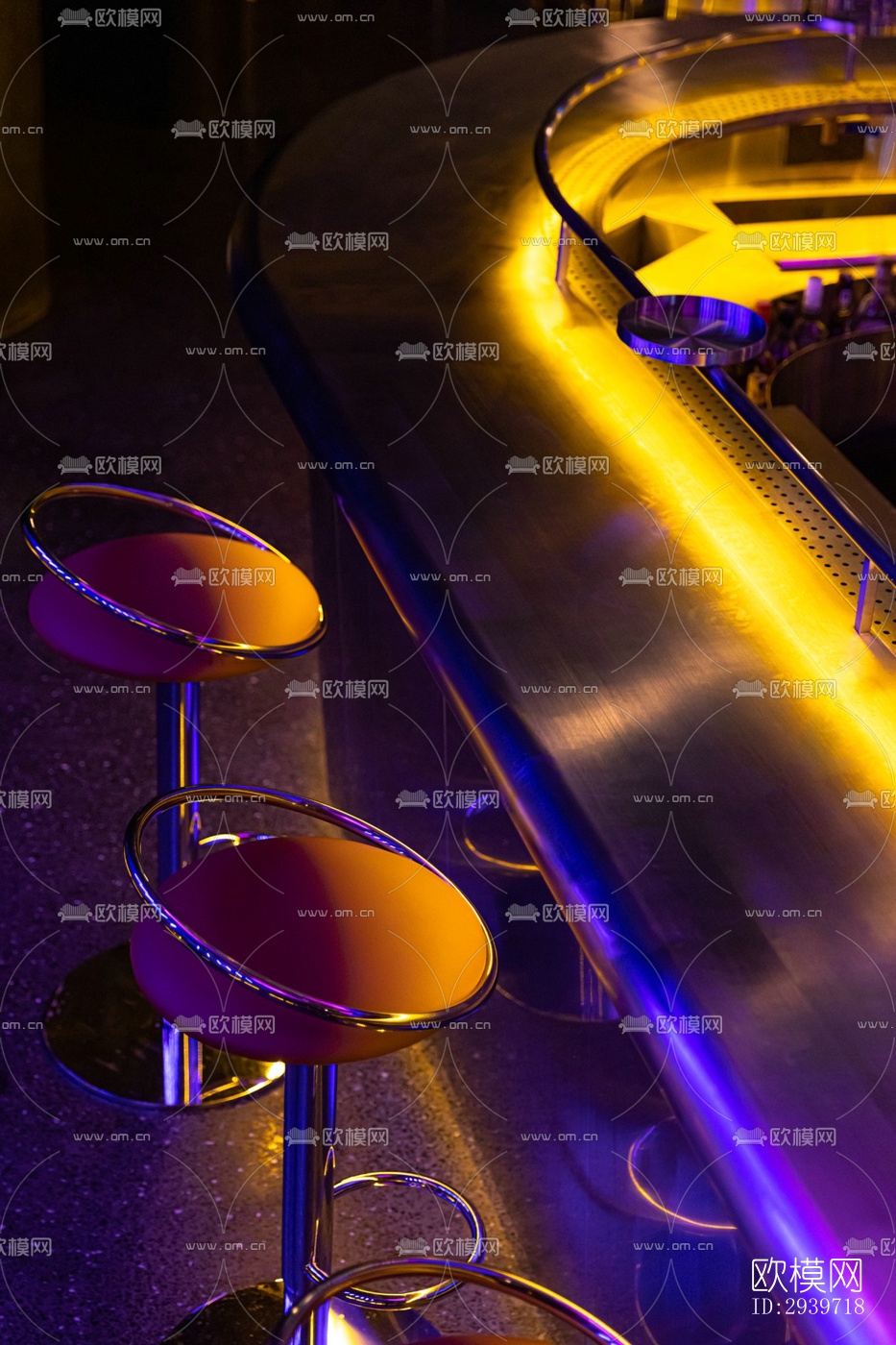 工业风酒吧效果图下载（渲染图3）