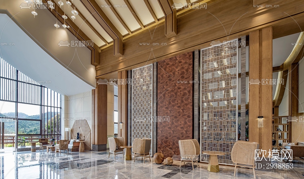 东南亚酒店民宿效果图下载（渲染图12）