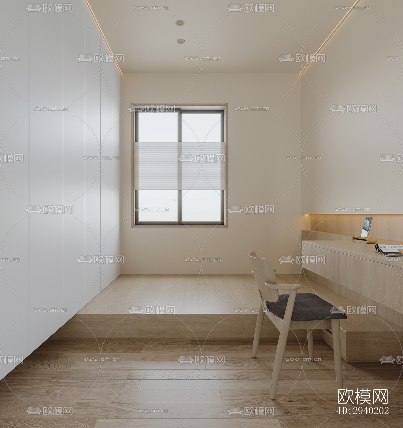 日式平层效果图下载（渲染图2）