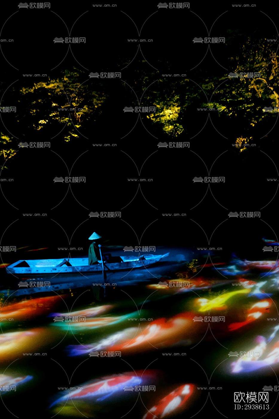 日式展览展厅效果图下载（渲染图6）