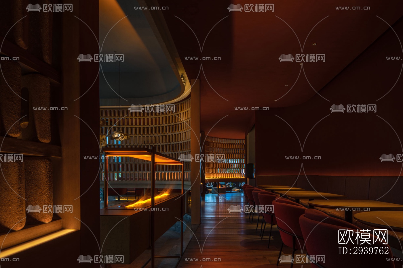 现代酒吧效果图下载（渲染图2）