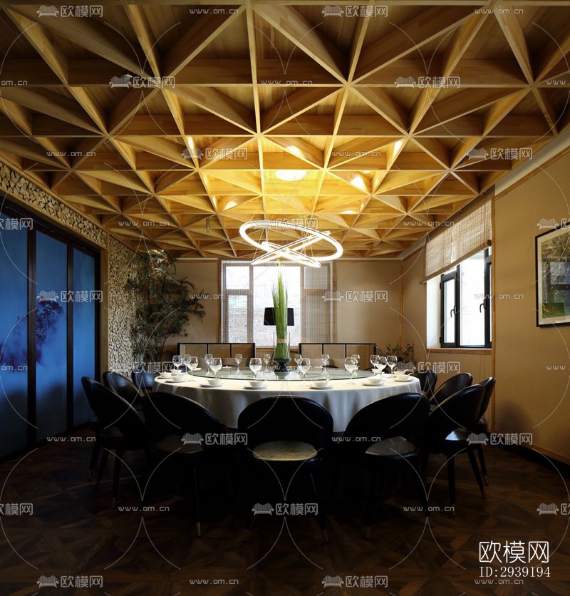 后现代酒店民宿效果图下载（渲染图8）