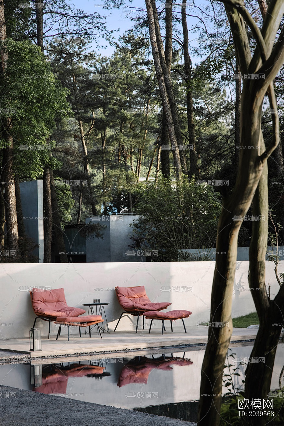 现代酒店民宿效果图下载（渲染图5）