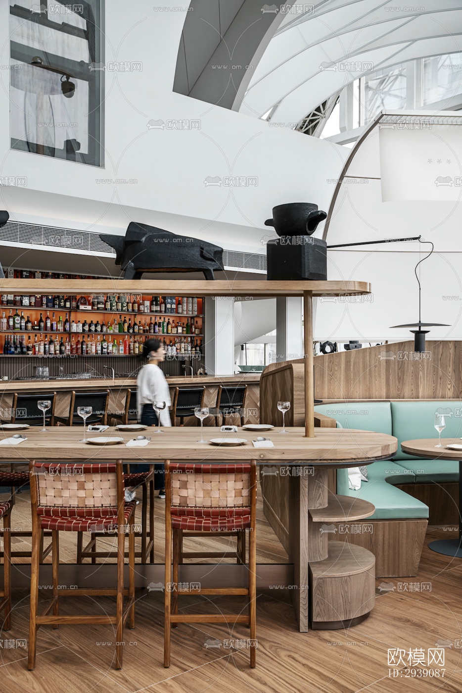 北欧酒店民宿效果图下载（渲染图7）