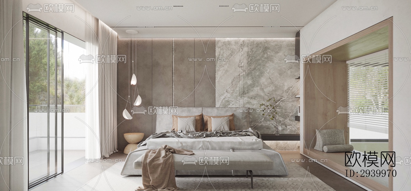 现代复式效果图下载（渲染图3）