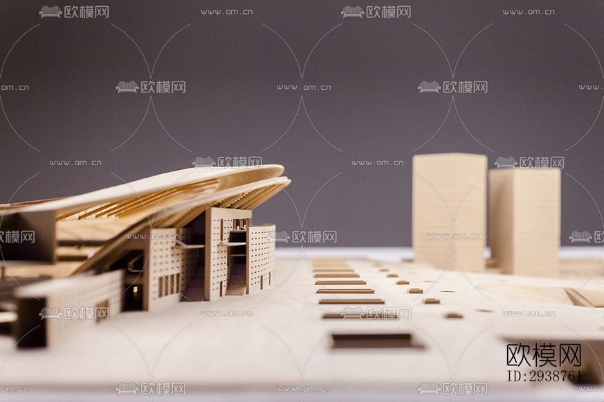 现代展览展厅效果图下载(渲染图2)