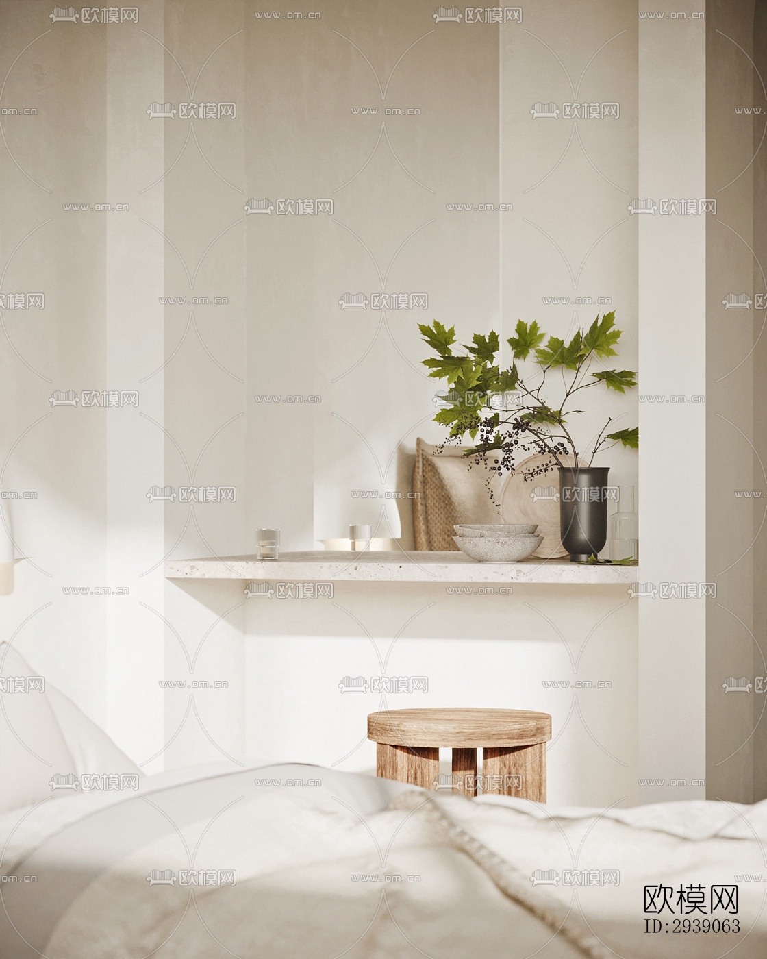 侘寂酒店民宿效果图下载（渲染图11）