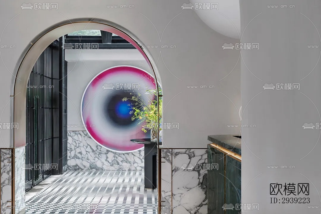 后现代酒店民宿效果图下载（渲染图5）