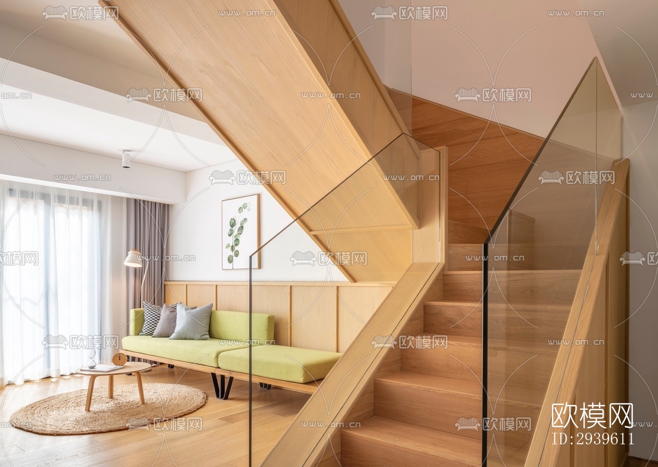 现代酒店民宿效果图下载（渲染图12）