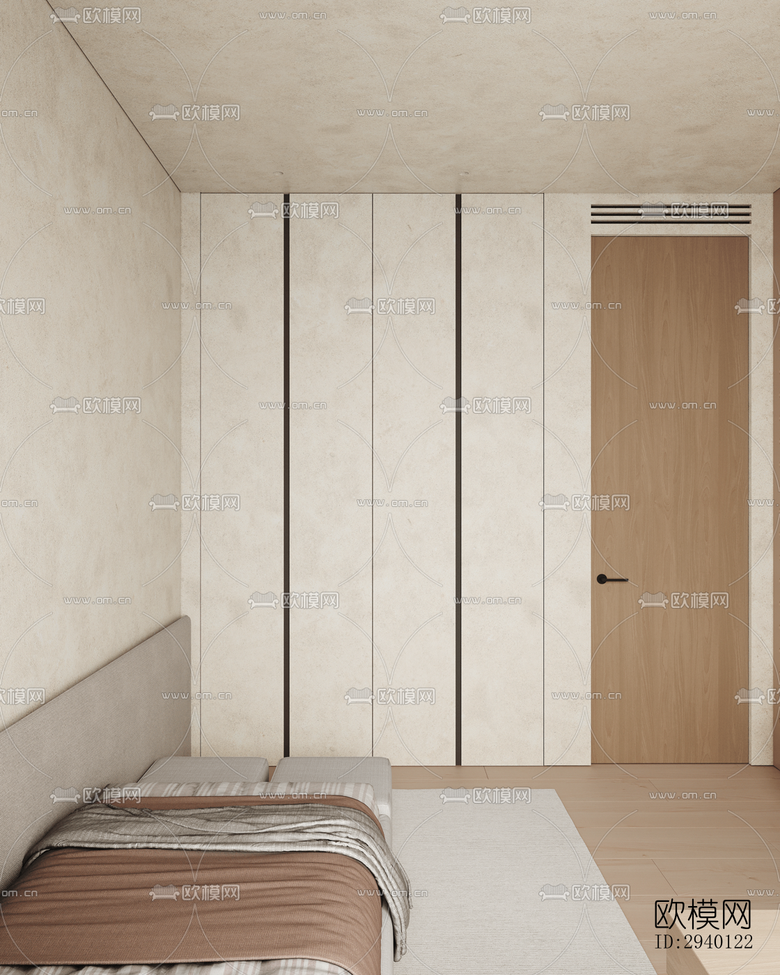 北欧平层效果图下载（渲染图2）