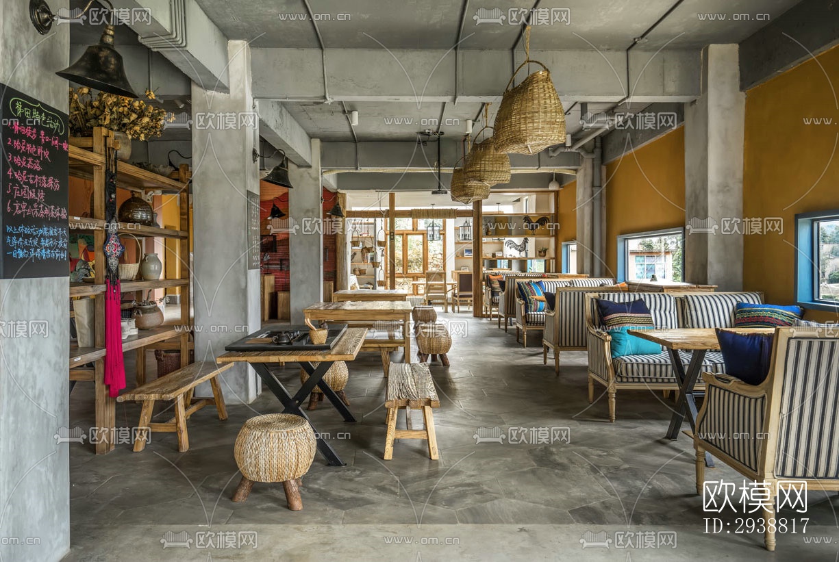 东南亚酒店民宿效果图下载（渲染图4）