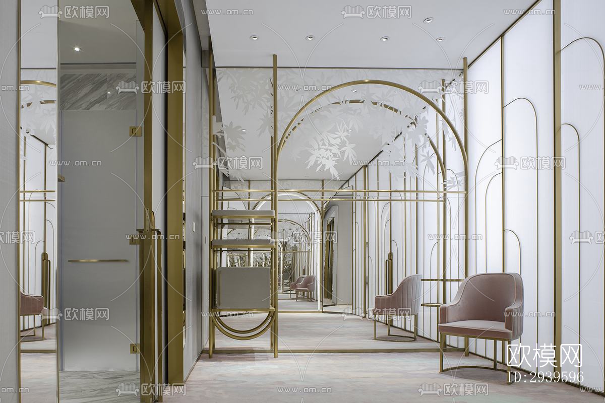 现代酒店民宿效果图下载（渲染图2）