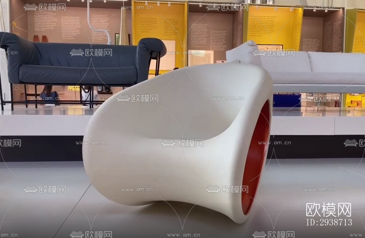 现代展览展厅效果图下载（渲染图18）