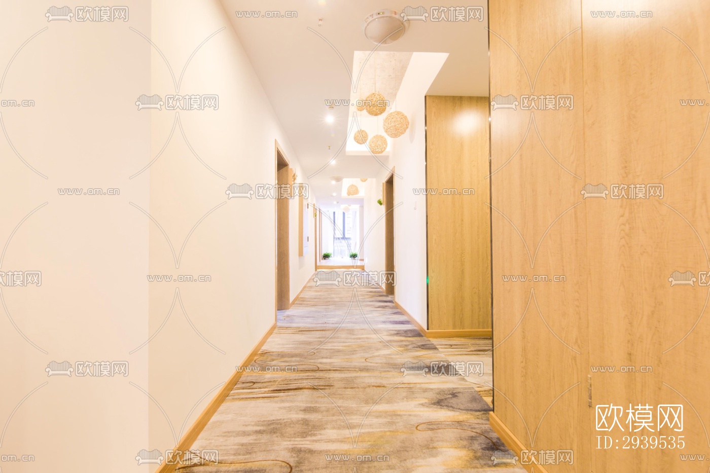 现代酒店民宿效果图下载（渲染图6）