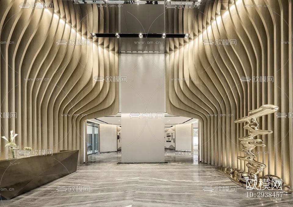 现代售楼处效果图下载（渲染图8）