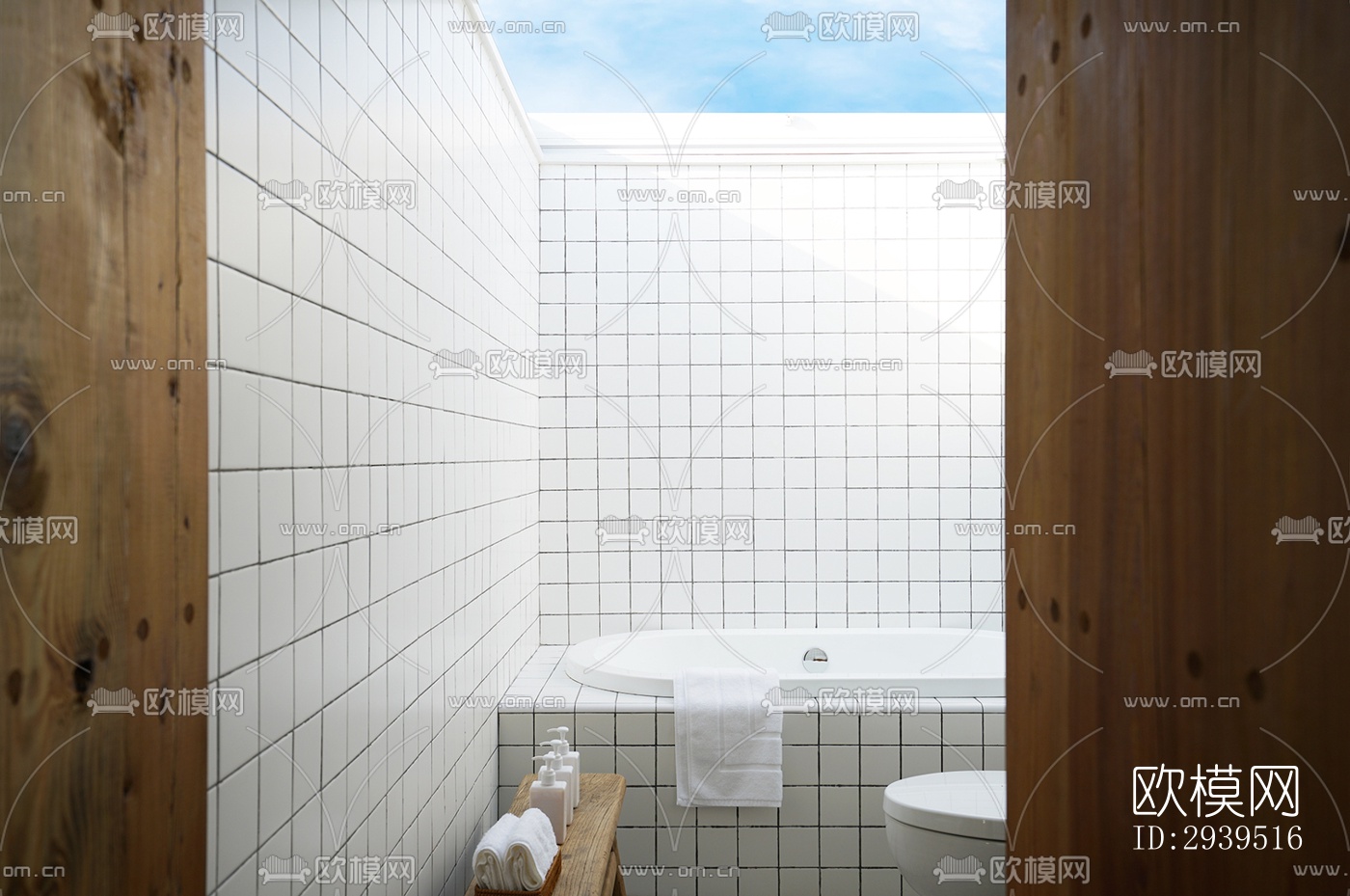 现代酒店民宿效果图下载（渲染图1）