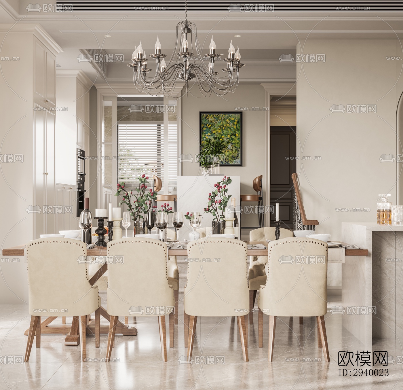 侘寂平层效果图下载（渲染图16）