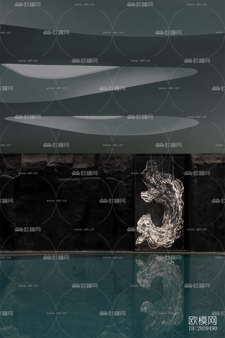 现代酒店民宿效果图下载（渲染图9）