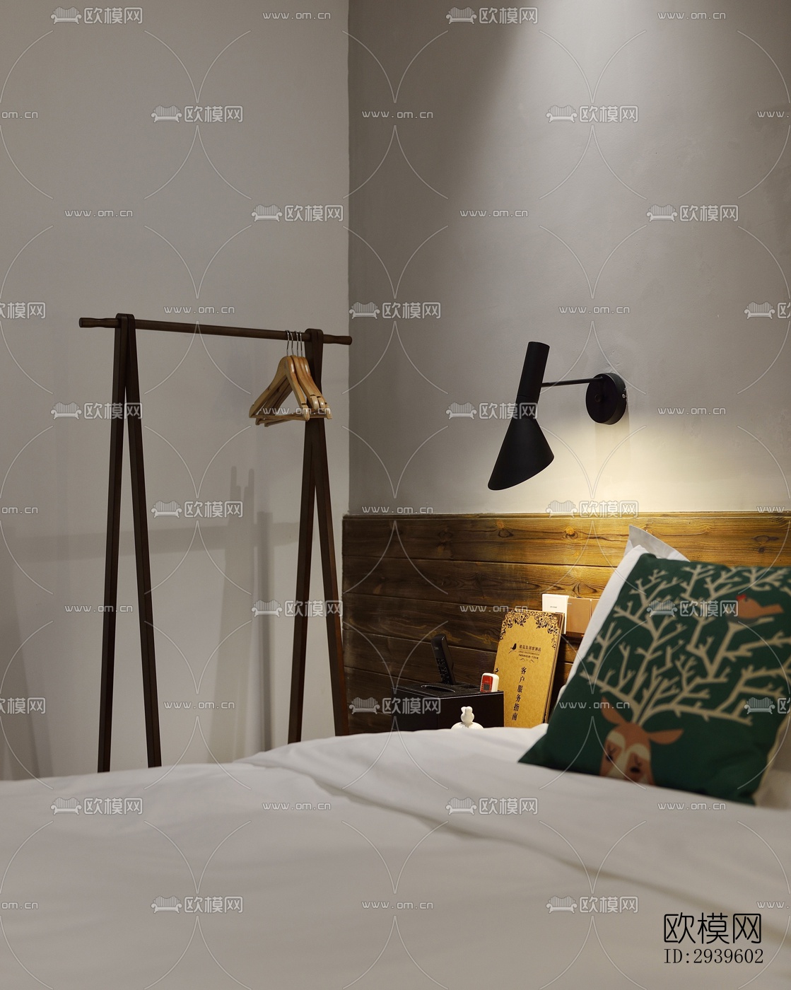 现代酒店民宿效果图下载（渲染图12）