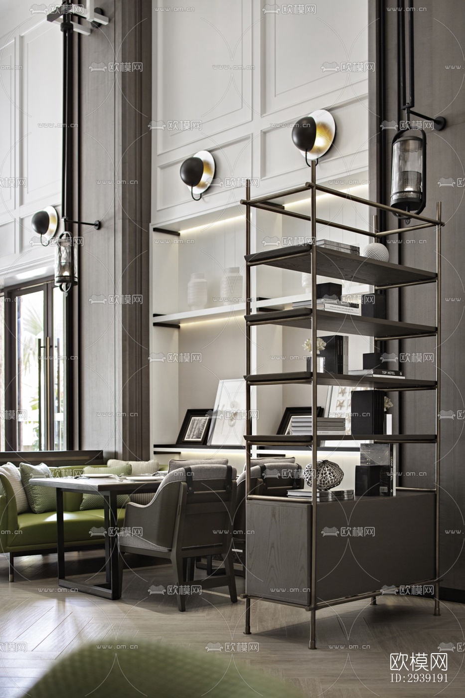 后现代酒店民宿效果图下载（渲染图7）