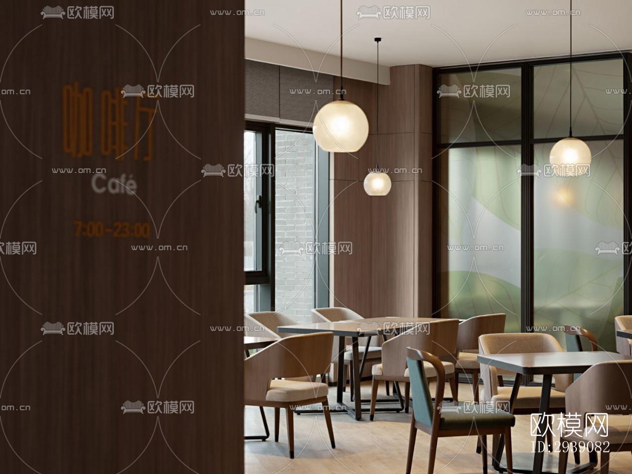 北欧酒店民宿效果图下载（渲染图13）