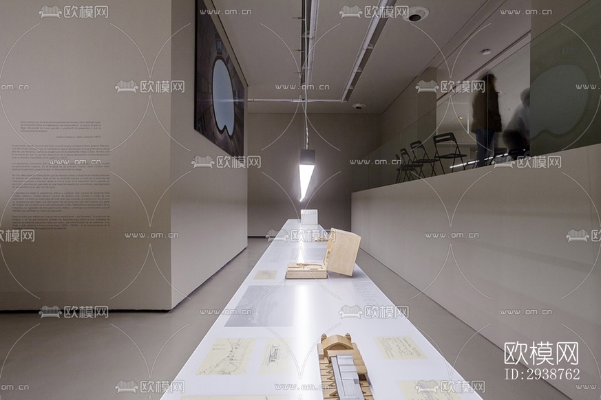 現(xiàn)代展覽展廳效果圖下載(渲染圖8)