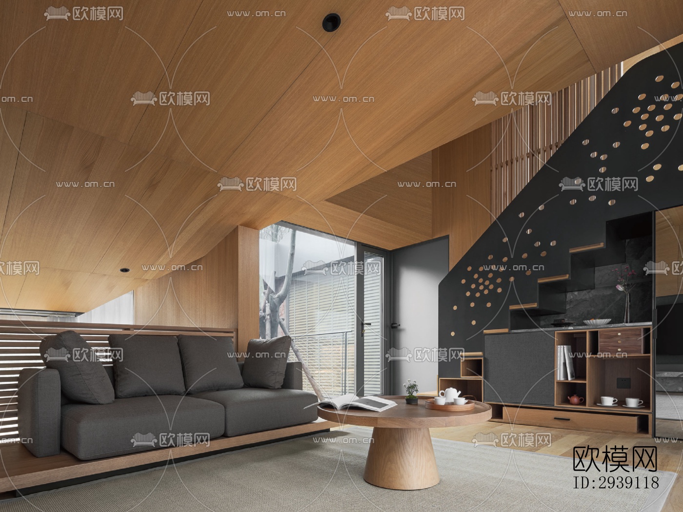 北欧酒店民宿效果图下载（渲染图5）