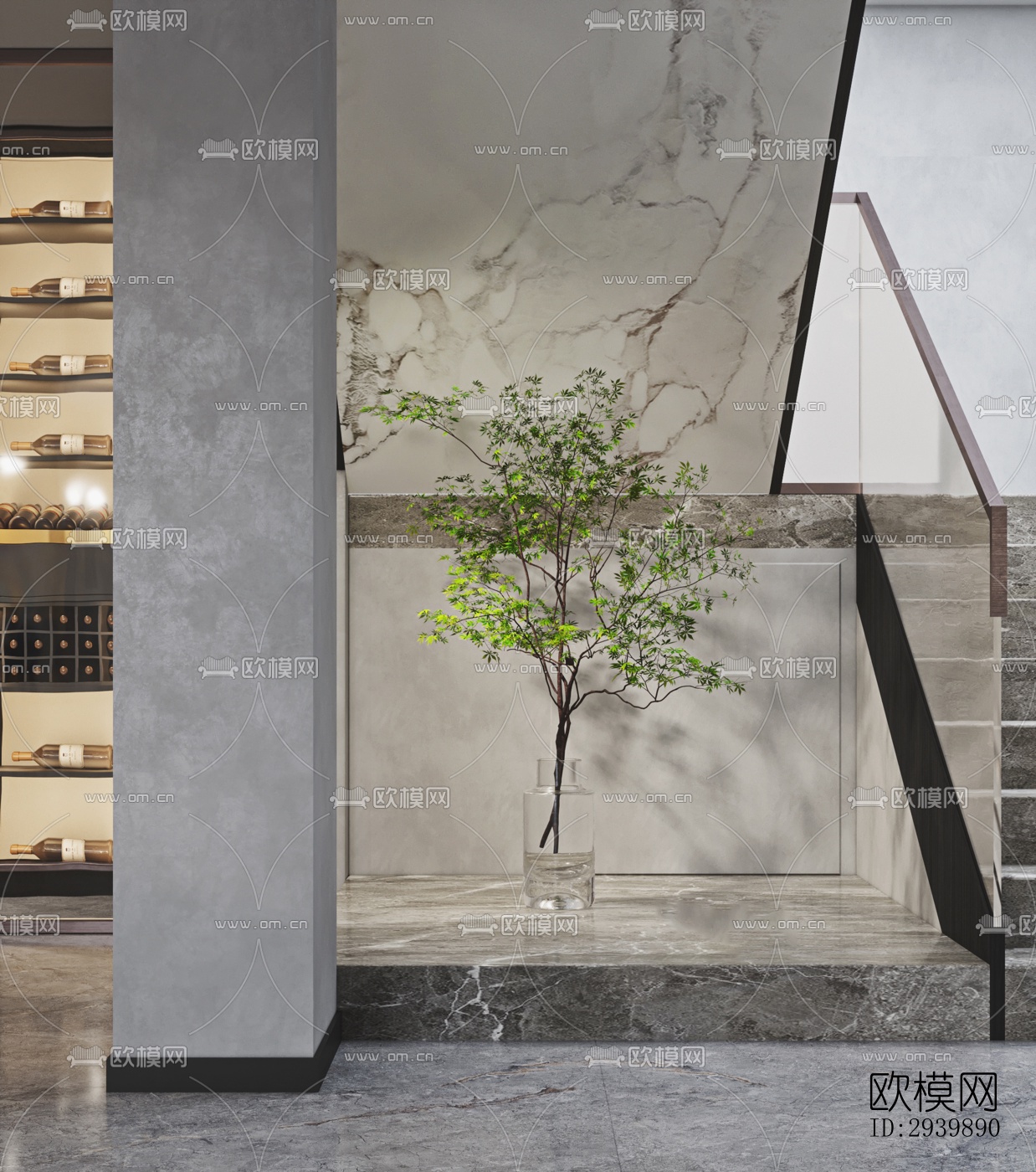 现代别墅效果图下载（渲染图13）