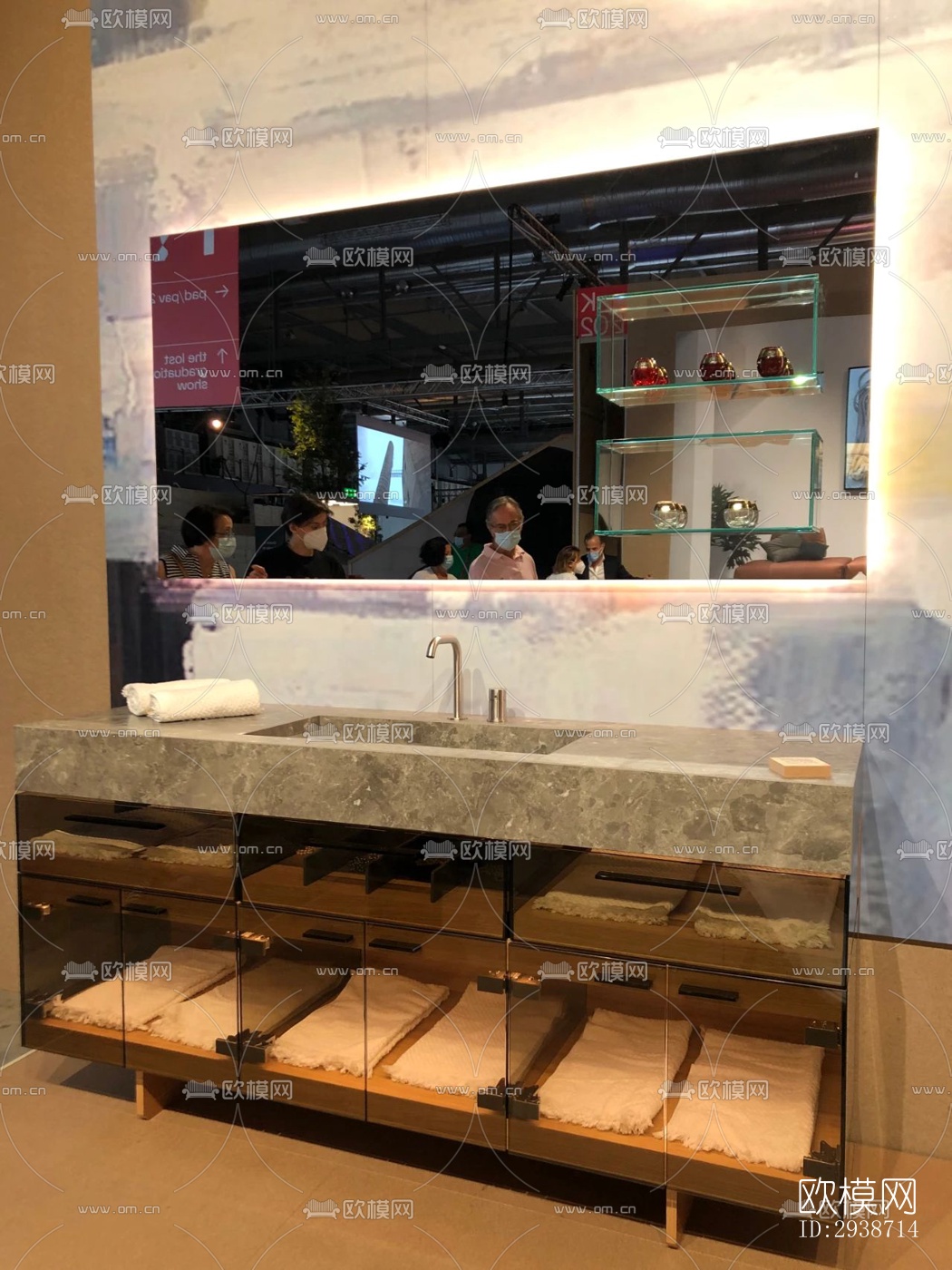 现代展览展厅效果图下载（渲染图13）