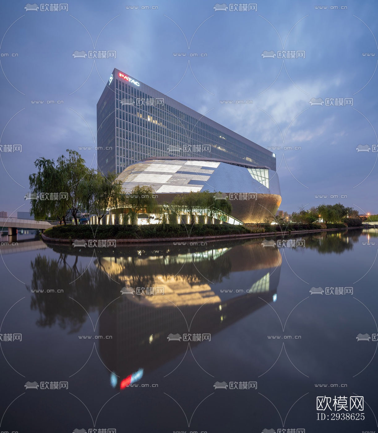 现代展览展厅效果图下载（渲染图11）