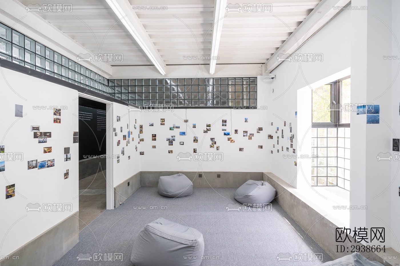 现代展览展厅效果图下载（渲染图17）